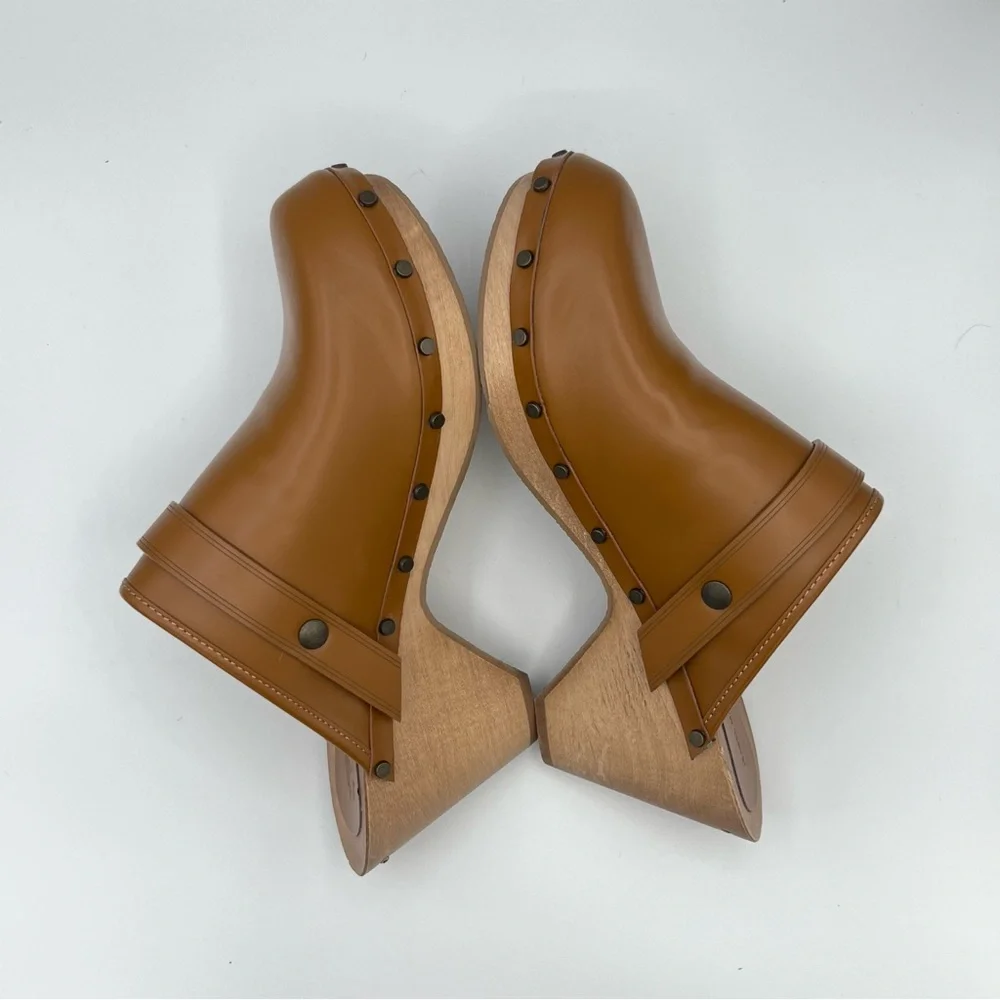 Isabel Marant Sz 41 / 11 Taiya Studded Leather Clogs - Picture 7 of 11